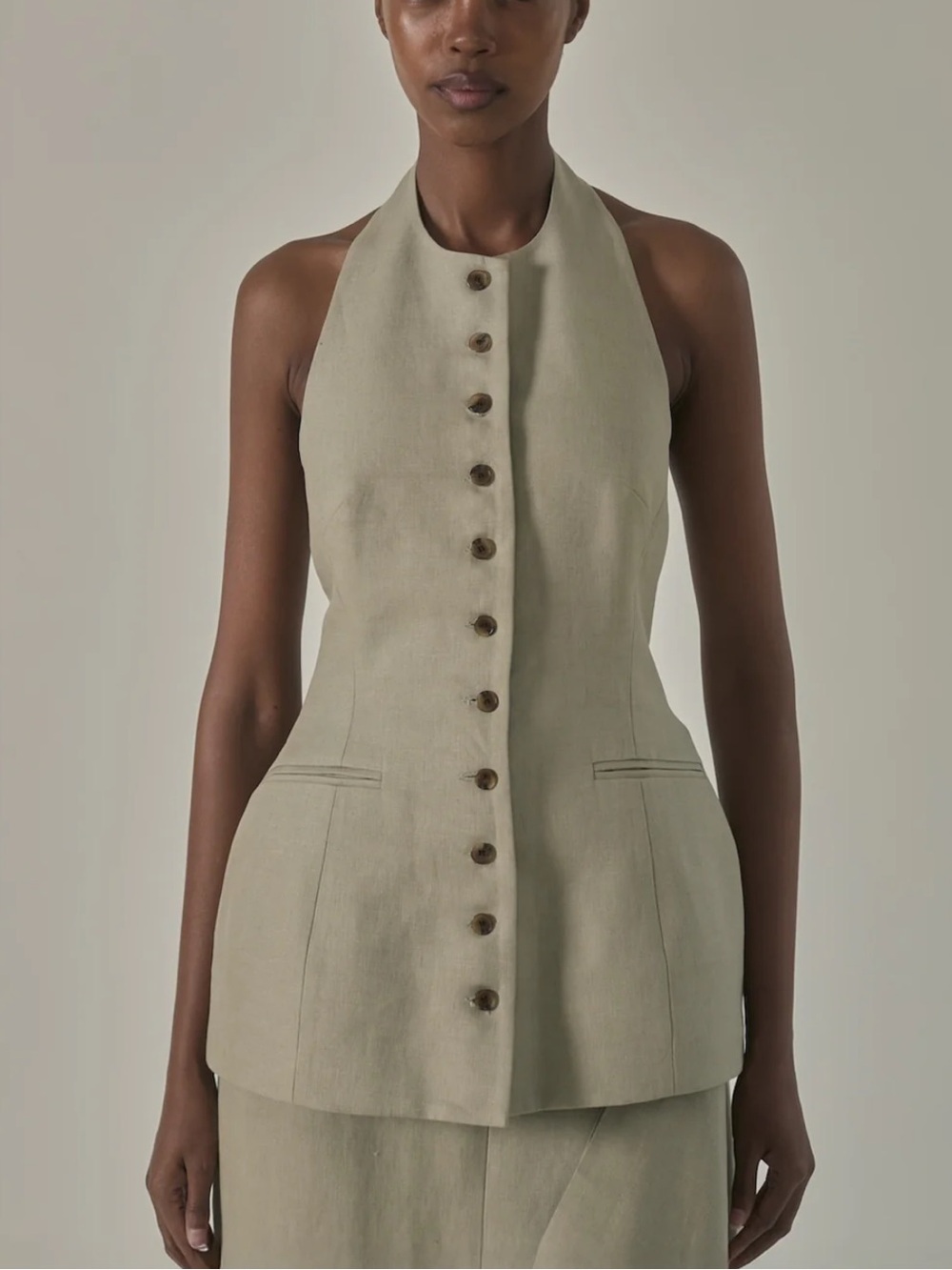 HEIRLOME Lupita Top in Sage Linen